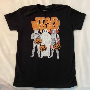 STAR WARS kids Halloween Tee Size Small or 8 EUC